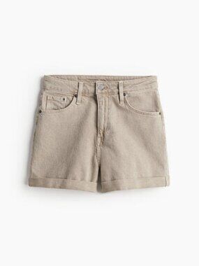 Mom Ultra High Denim shorts size 12 NWT